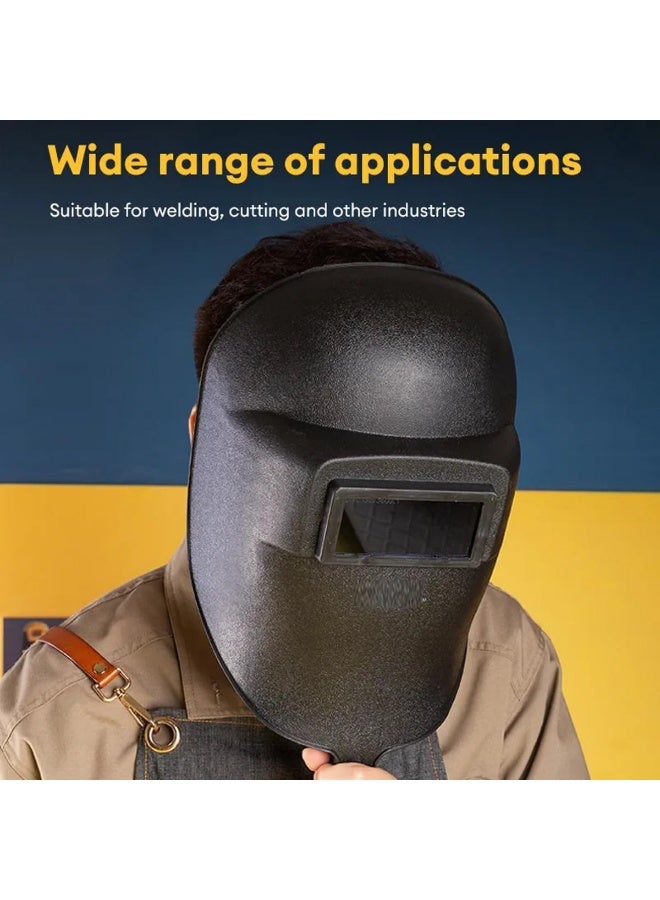 Biella Industrial Safety Handheld Welding Helmet Masks- Welding Headgear Facial Protection Cover For Radiation Protection High Temperature Resistance  - Image 5