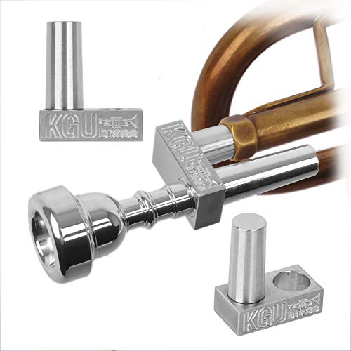 KGUBrass Trumpet Embouchure Trainer - T.E.T. KGUBrass. Lip Buzzing Tool for Trumpet Practice, warm-ups and exercises, Aluminium Embouchure Training Device For Trumpeters - Image 1
