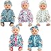 SOTOGO 5 Sets Doll Clothes Outfits Jumpsuits with 5 Headbands for 14 to 17 Inch New Born Dolls 15 Inch Dolls and American 18 Inch Doll Clothes and Accessories - Image 3