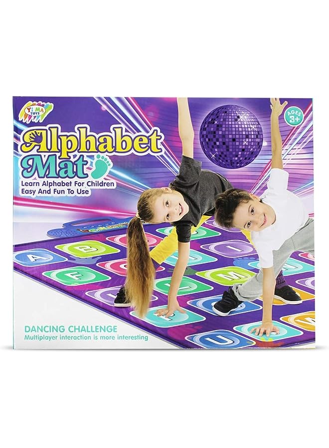 vesus English Alphabet Dance Blanket - Green - Image 1