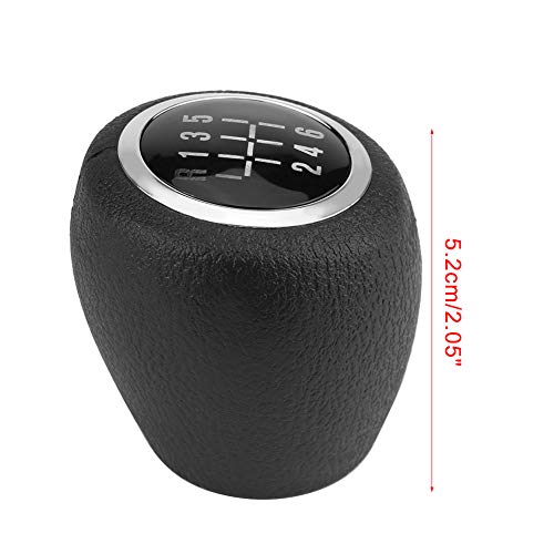 Acouto Gear Shift Knob 6 Speed Car Gear Shift Lever Knob Head Manual Shift Knob Fit for Cruze 2008-2011 - Image 3
