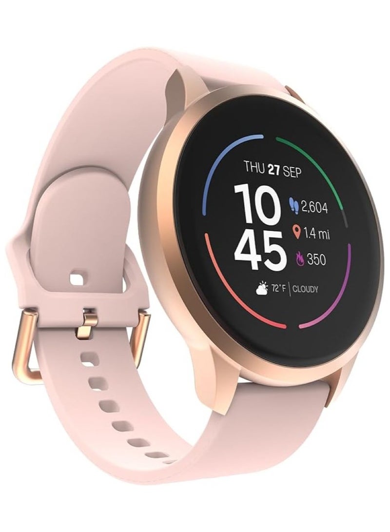 iTouch Unisex Interactive Sports 4 Watch Rosegold/Blush with Silicone Strap, TP4R01-C12 - Image 1