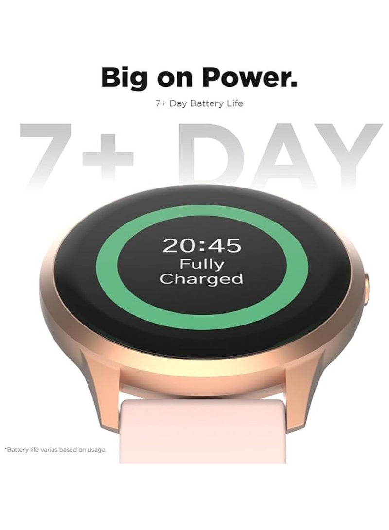 iTouch Unisex Interactive Sports 4 Watch Rosegold/Blush with Silicone Strap, TP4R01-C12 - Image 5