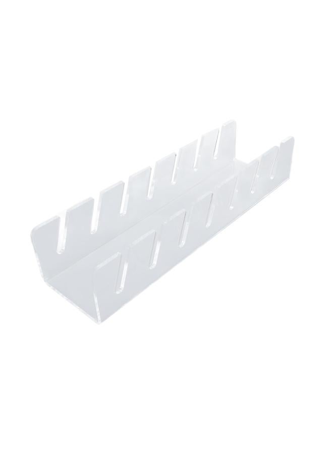Hat Display Racks Hold 7 Baseball Caps Vertical Display Acrylic Baseball Cap Organizer for Closet Bedroom Transparent