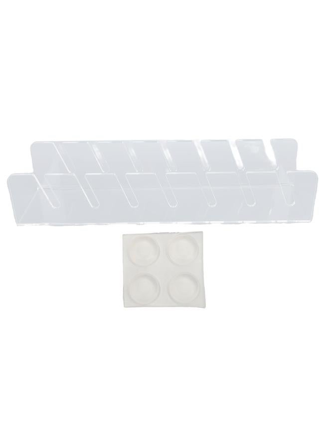 Hat Display Racks Hold 7 Baseball Caps Vertical Display Acrylic Baseball Cap Organizer for Closet Bedroom Transparent