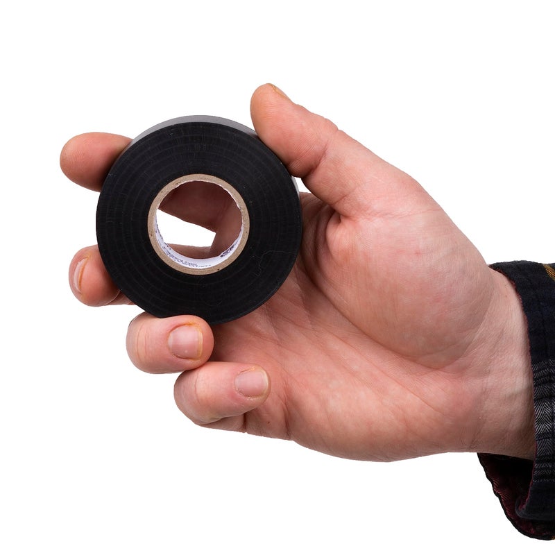 Duck Brand Economy Electrical Tape, 3/4-Inch by 60 Feet, Single Roll, Black (282289) - Image 4