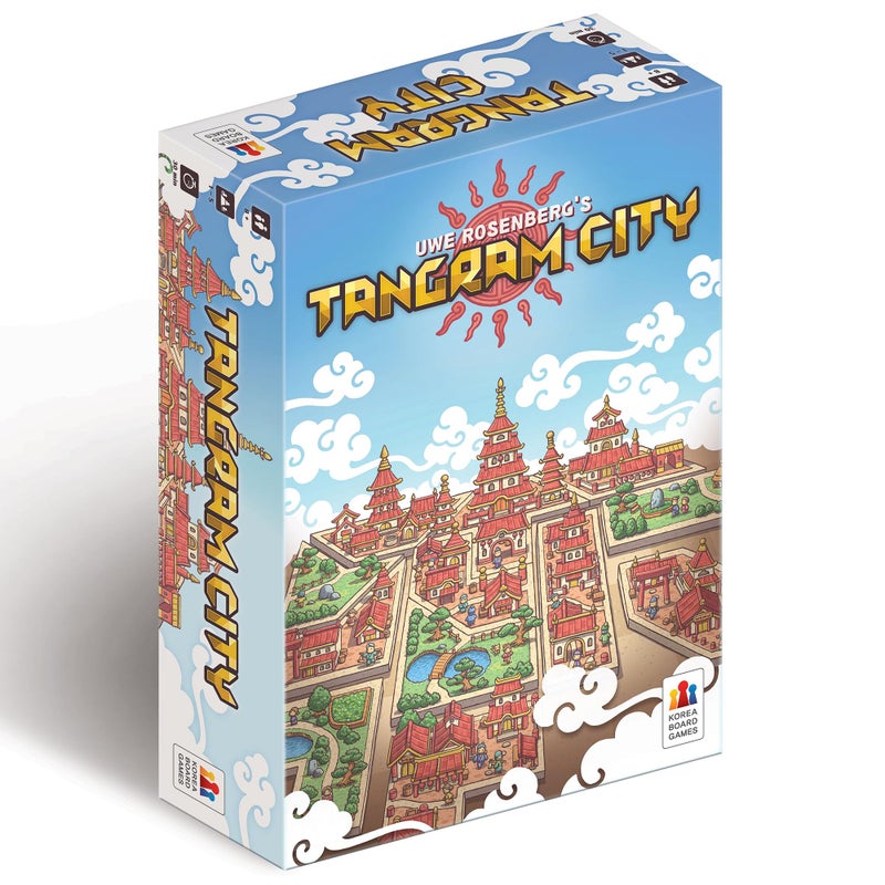 Capstone Games Tangram City Tile Laying Strategy Board Game Build Your City Bring Harmony to The Human Natural Realm Ages 10 15 Players - Image 3