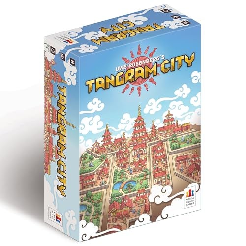 Capstone Games Tangram City Tile Laying Strategy Board Game Build Your City Bring Harmony to The Human Natural Realm Ages 10 15 Players - Image 1