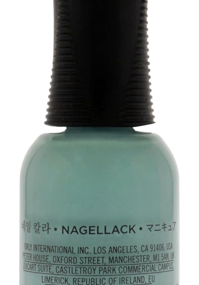 Orly Nail Lacquer in Gumdrop - 18ml - Pastel Turquoise Nail Polish - Image 2