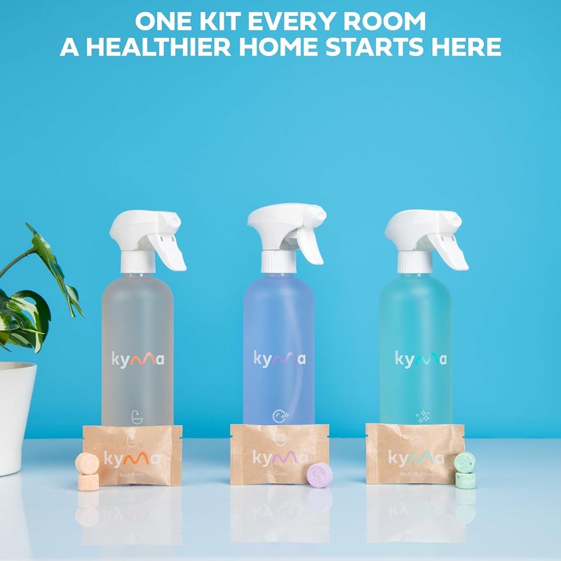 kyma Starter Kit - Multi-Purpose Non-Toxic Surface Cleaner, Kitchen, Bathroom and Glass Cleaner, Removes Grease and Dirt, No Microplastics, Cleans Powerfully and is Environmentally Friendly - Image 3