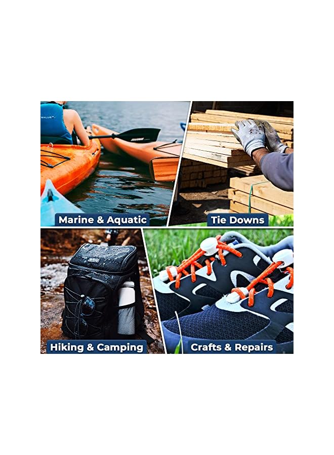 The Bros The Bros Shock Cord - 100% Marine Grade Stretch Bungee Cord - DIY Projects, Tie Downs, and Recreation - Image 5