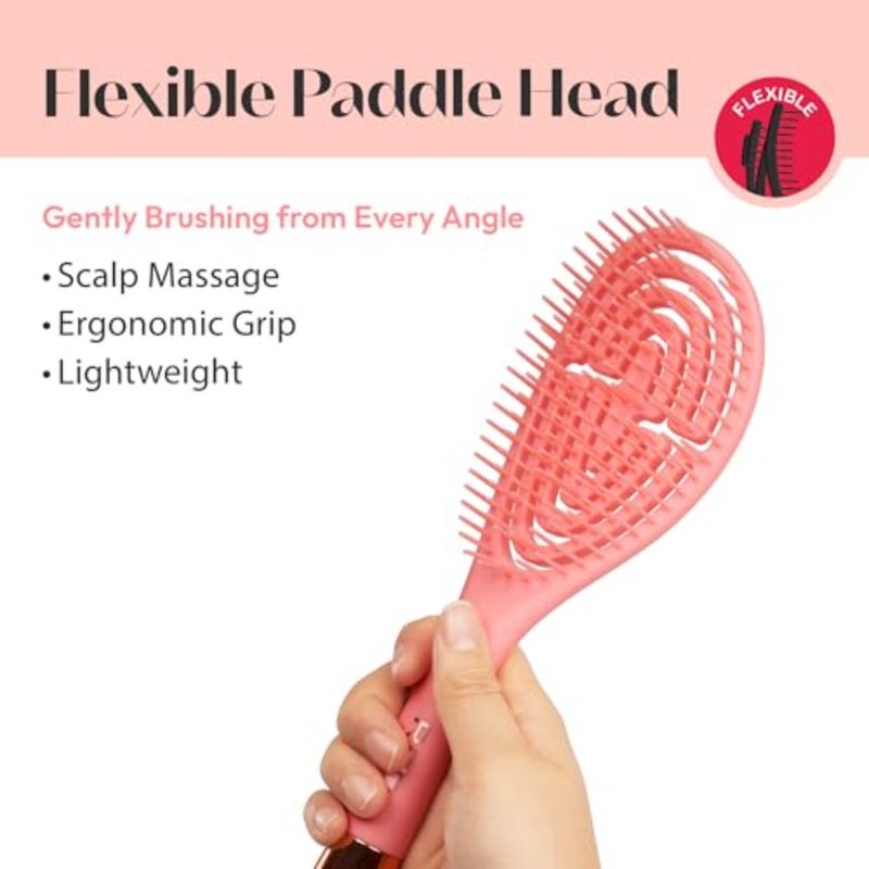 RED by Kiss Amaze Dry Vent Brush, Advanced Detangling Hairbrush for All Hair Types, Quick Dry and Styling, Wet and Dry Hair, Styling Brushes for Blow Drying - Image 3