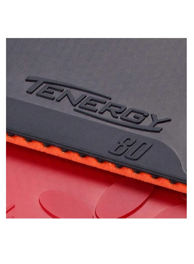 BUTTERFLY Butterfly Tenergy 80 Table Tennis Rubber Inverted Professional Butterfly Table Tennis Rubber Black (2.1mm)
