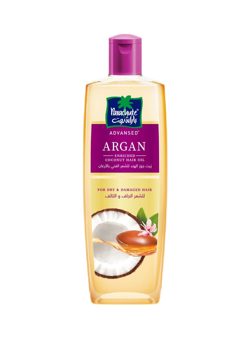 Parachute زيت شعر أرجان المتقدم مع جوز الهند يجدد ويقوي الشعر الجاف التالف - Image 1
