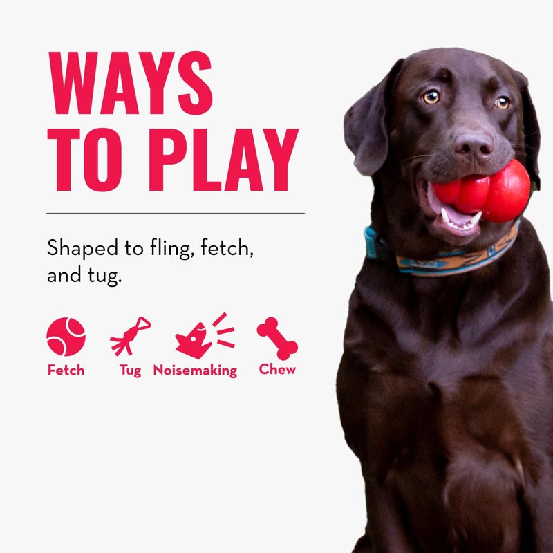 KONG Shakers Luvs Elephant - Long Body for Fetch and Tug - Blue (Large) - Image 5