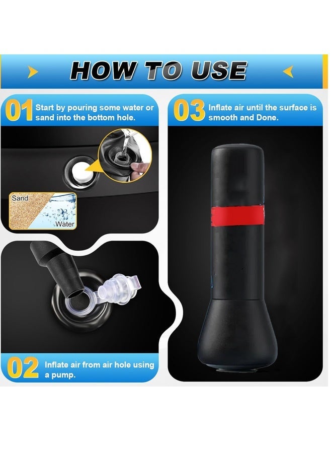 عمود ملاكمة للياقة البدنية قابل للنفخ من - Image 5