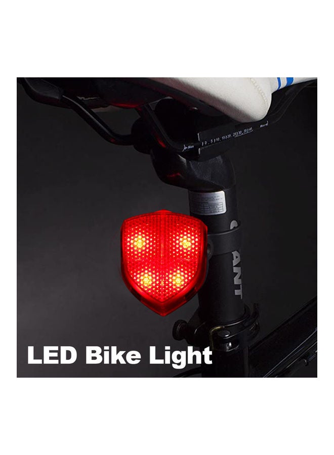 Loquat LED Bike Tail Light Bicycle Rear Lights Safety Cycling Red - Image 4