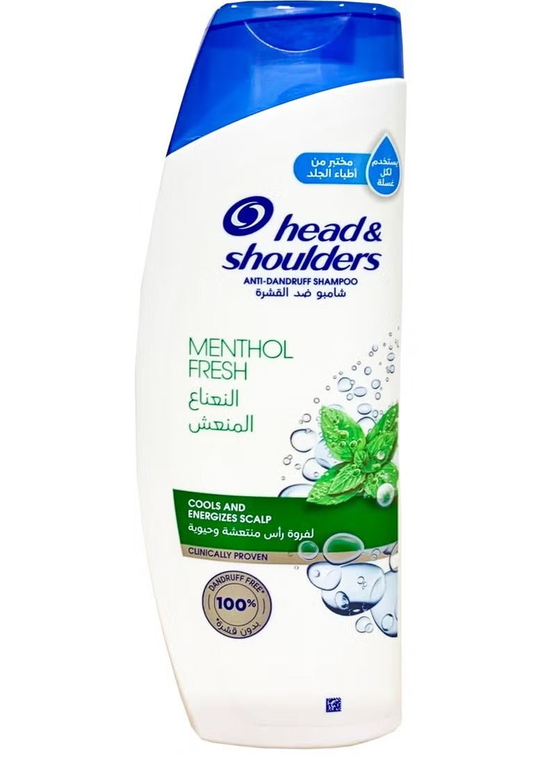 Head Shoulders Anti-Dandruff Shampoo Menthol Refresh 600 Ml - Image 1