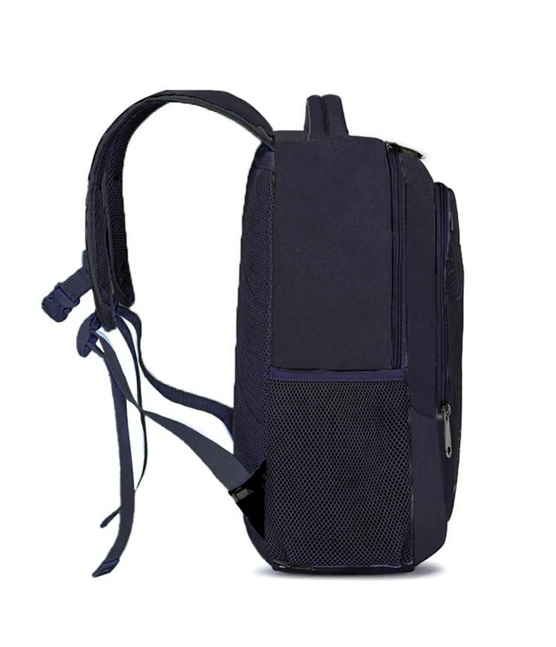 Frantic Waterproof Polyester 26 L 2 Compartment School Backpack with Pencil/Staionery Pouch School Bag Daypack Picnic Bag For School Going Boys & Girls (BK_Blue_Astronaut_24_B) - Image 3