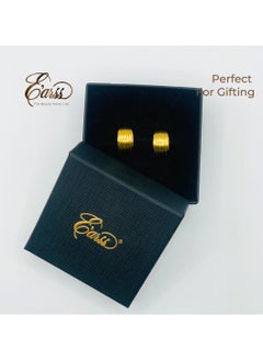 Hoop Line Gold Earring | Stainless Steel | 18K Gold Plated - pzsku/ZA771314DF843C49CD8FCZ/45/_/1735555438/4fd2114f-bf01-428a-8116-02240e286a85