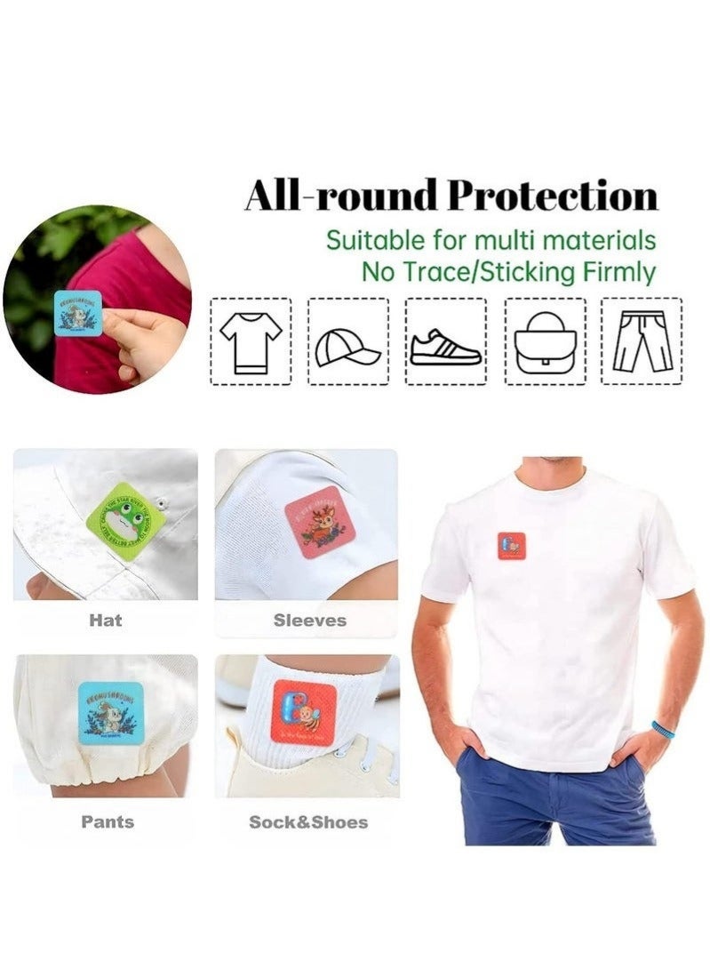 شاو تشن 300 عبوة لاصقات طاردة للبعوض للأطفال والكبار، لاصقات طاردة للبعوض، لاصقات طاردة للحشرات بزيت عطري طبيعي - Image 2