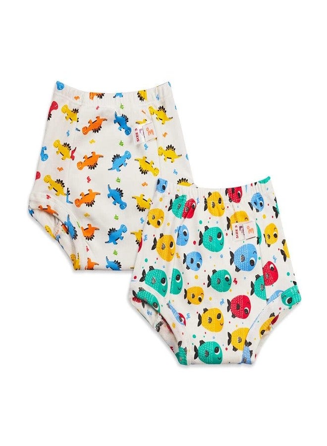 superbottoms Padded Underwear™ for Babies | for Potty Training & Mess-Free Diaper-Free time | 3 Layers of Cotton Padding | Absorb 1 Pee | Pull-up Style Potty Trainers