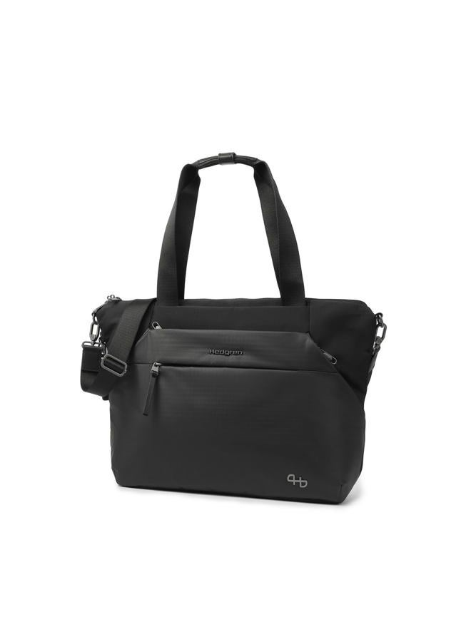 Hedgren Unisex KICHO HORIZONTAL Tote EXP 14" + RFID, Black - Image 4