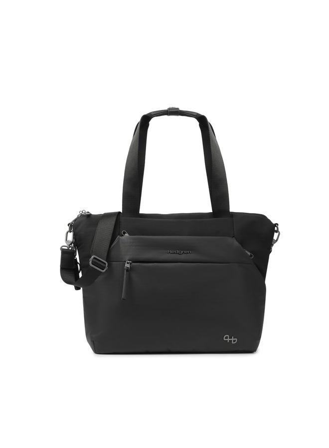 Hedgren Unisex KICHO HORIZONTAL Tote EXP 14" + RFID, Black - Image 1