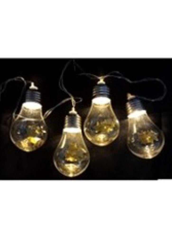 ACLIX Aclix Indoor Bulb String Lights, 2M LED Battery Bulb String Lights Festoon Bulb String Light Outdoor Indoor Lights Yellow  - Image 4