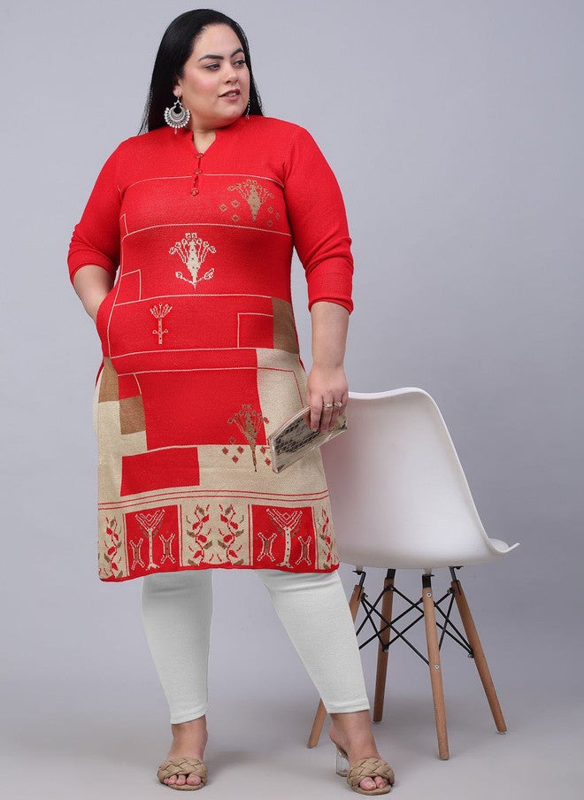 Trend Level Women Knitted Plus Size Ankle-Length Leggings - Image 4