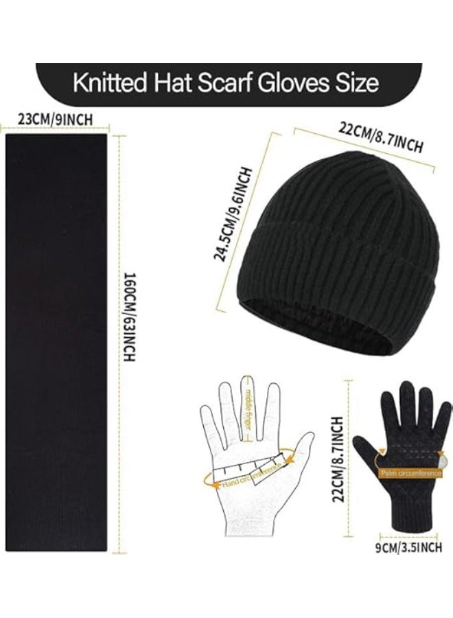 JOGAMS Knit Beanie Hats Winter Men Women Warm Knit Earflap Hat Windproof Knitted Skull Cap Earflap Hats for Winter Outdoor Thermal - Image 4