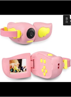 Generic 720P HD Kids Video Camera/Camcorder with 2.0” Color Display Screen - 32GB microSD Card Included (Pink)  - Image 1