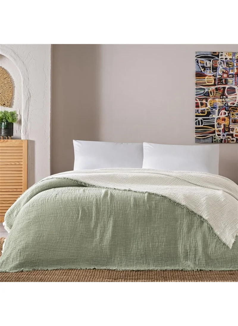 Linens Coraux Cotton Muslin Double Pique Khaki