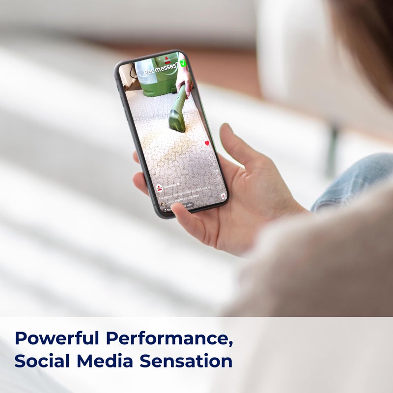 Bissell منظف السجاد والمفروشات المحمول متعدد الأغراض من BISSELL ليتل غرين، مفصل سيارات، مع أدوات خاصة حصرية، أخضر، 1400B - Image 3