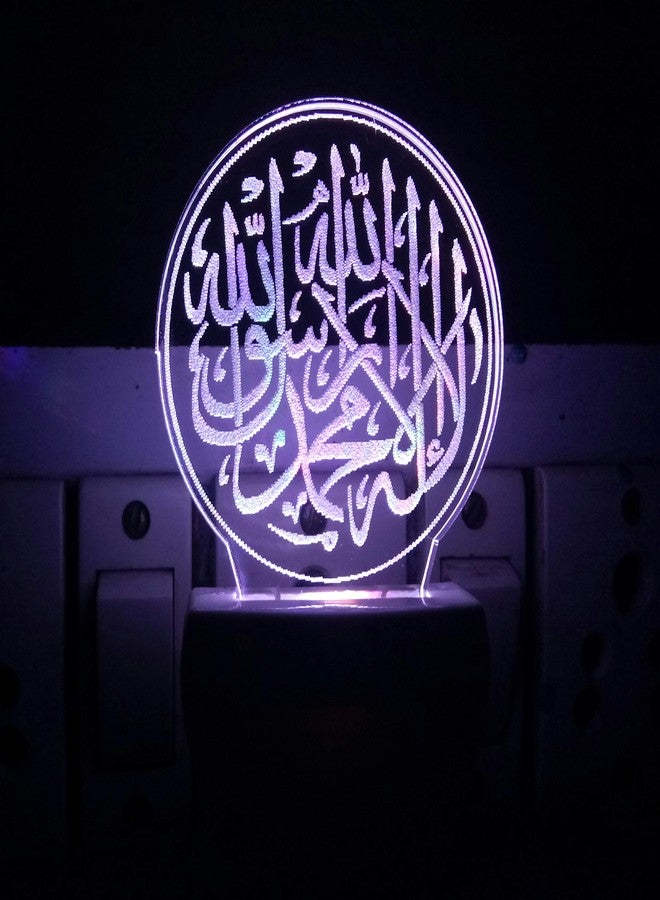 UKANI 3D Illusion Design Night Lamp with 7 Colour Changing Light (Multicolour , Size 3 Inch) - Image 2