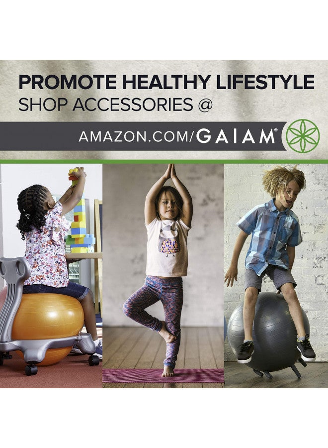 Gaiam Kids Yoga Mat Exercise Mat, Yoga for Kids with Fun Prints - Playtime for Babies, Active & Calm Toddlers and Young Children (60" L x 24" W x 3mm Thick) - Image 5