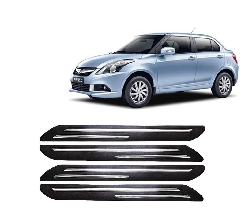Car Bumper Guard for Maruti Dzire (2008-2012) - (Chrome Strip)