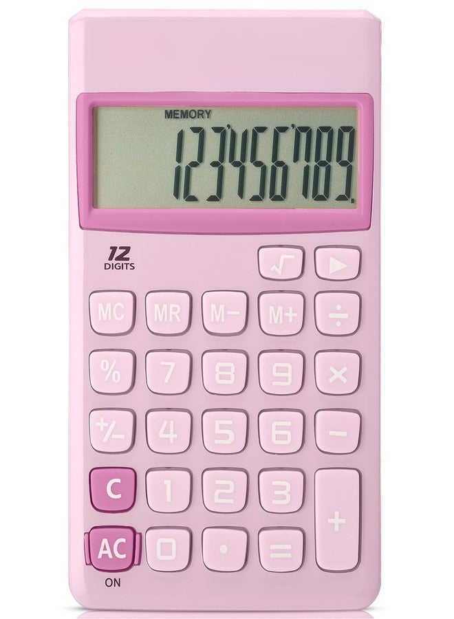 Mr. Pen- Standard Function Calculator, 12Digits, Small Calculator, Purple Small Calculator, Pocket Calculator, Simple Calculator, Basic Office Calculators, Small Handheld Calculator - Image 1