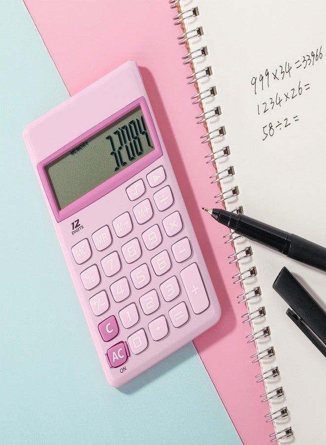 Mr. Pen- Standard Function Calculator, 12Digits, Small Calculator, Purple Small Calculator, Pocket Calculator, Simple Calculator, Basic Office Calculators, Small Handheld Calculator - Image 5