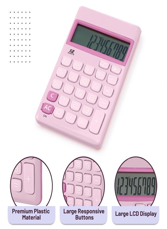 Mr. Pen- Standard Function Calculator, 12Digits, Small Calculator, Purple Small Calculator, Pocket Calculator, Simple Calculator, Basic Office Calculators, Small Handheld Calculator - Image 4