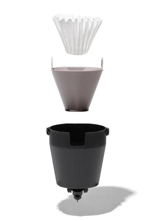 Rinakou 100 Count Coffee Filters,Paper Filter Compatible With OXO Brew 8-Cup Coffee Maker,Work With Single-Serve Accessory Brew Basket For 1-4 Cups (1-4 Cup) - Image 4