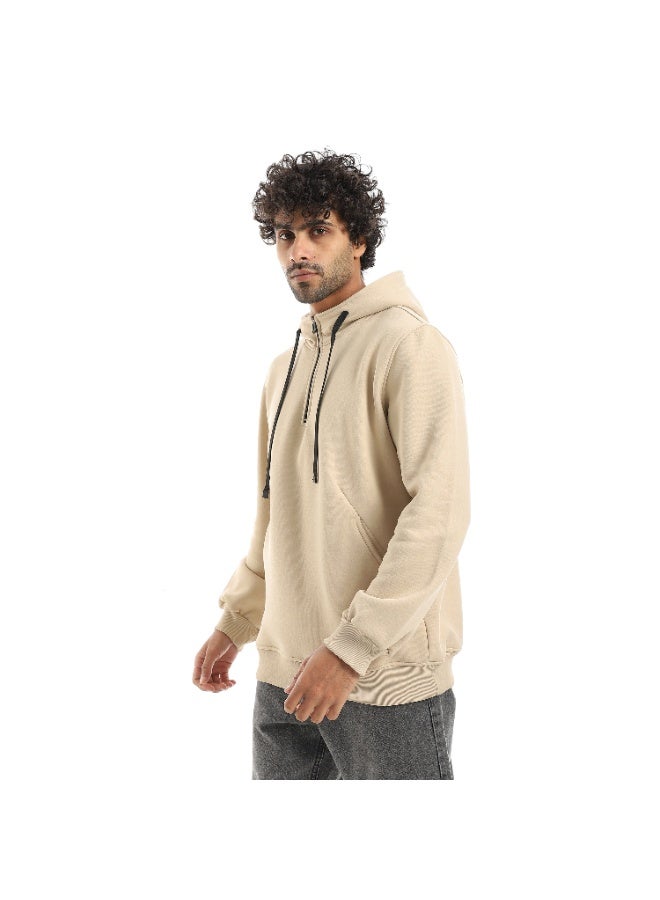 Caesar Men's oversized hoodie with hood and front pockets - Image 2