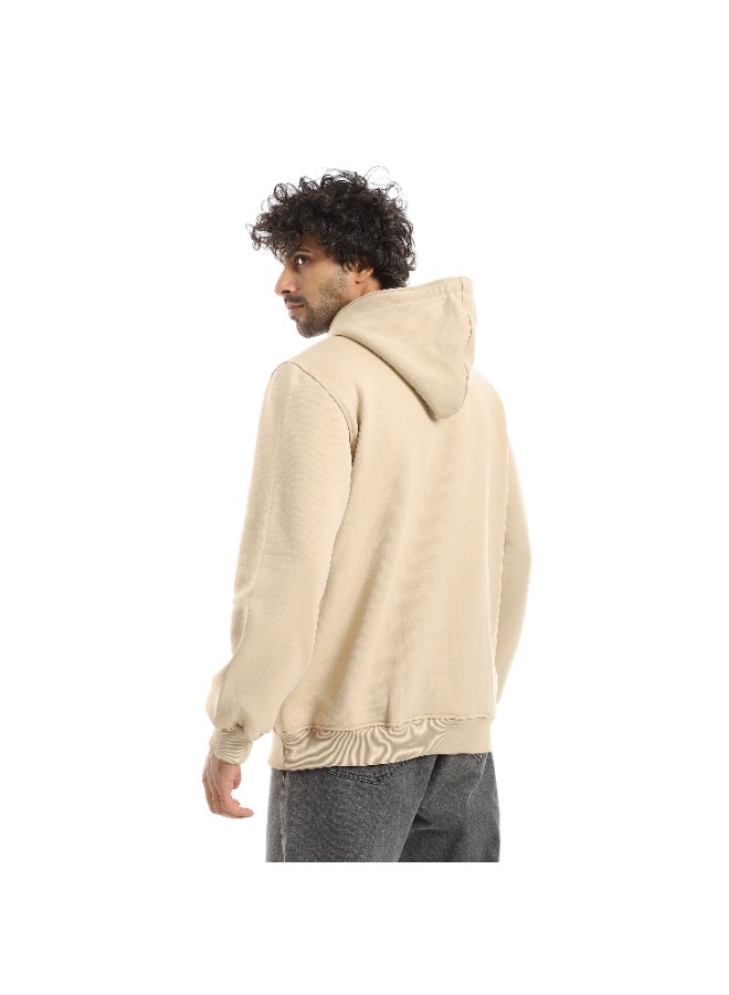 Caesar Men's oversized hoodie with hood and front pockets - Image 3
