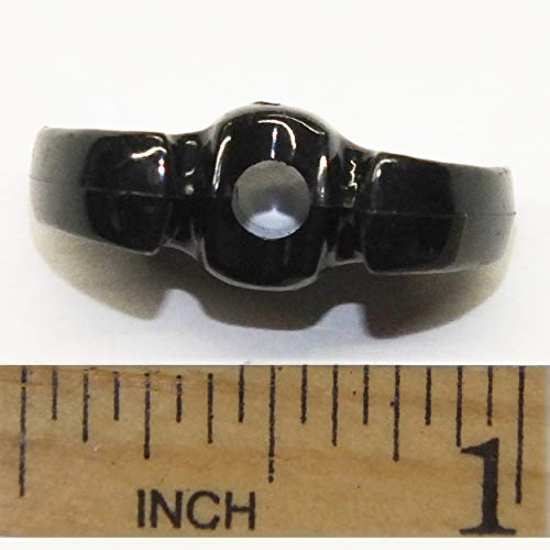 BeadExplosion Black Flying Bat Beads Large Hole Made in USA 1" Wide - Image 3