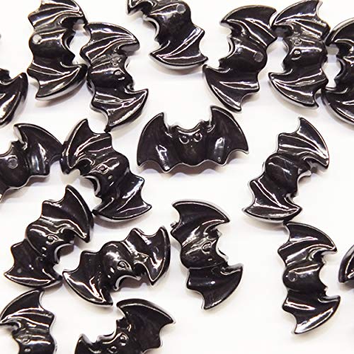 BeadExplosion Black Flying Bat Beads Large Hole Made in USA 1" Wide - Image 4