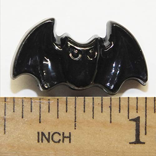 BeadExplosion Black Flying Bat Beads Large Hole Made in USA 1" Wide - Image 2