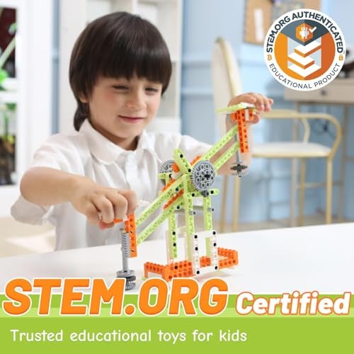 Apitor Robot E STEM Kits for 812 Year Old Boy Girl 14 in 1 Electric Building Toys with Learning Materials DIY Educational Construction Science Kit for Kids 810 1012 Christmas Birthday Gift - Image 5
