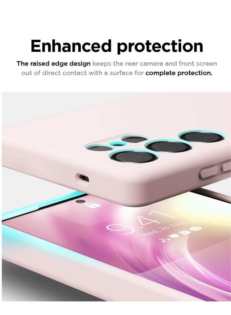 Fuxin Samsung Galaxy S25 Ultra Rotating Metal Ring Case with Kickstand - Shockproof Matte Finish Anti-Fingerprint Magnetic Car Mount  Cover - Image 3