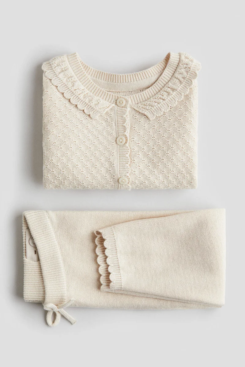 H&M 2-piece cotton-knit set