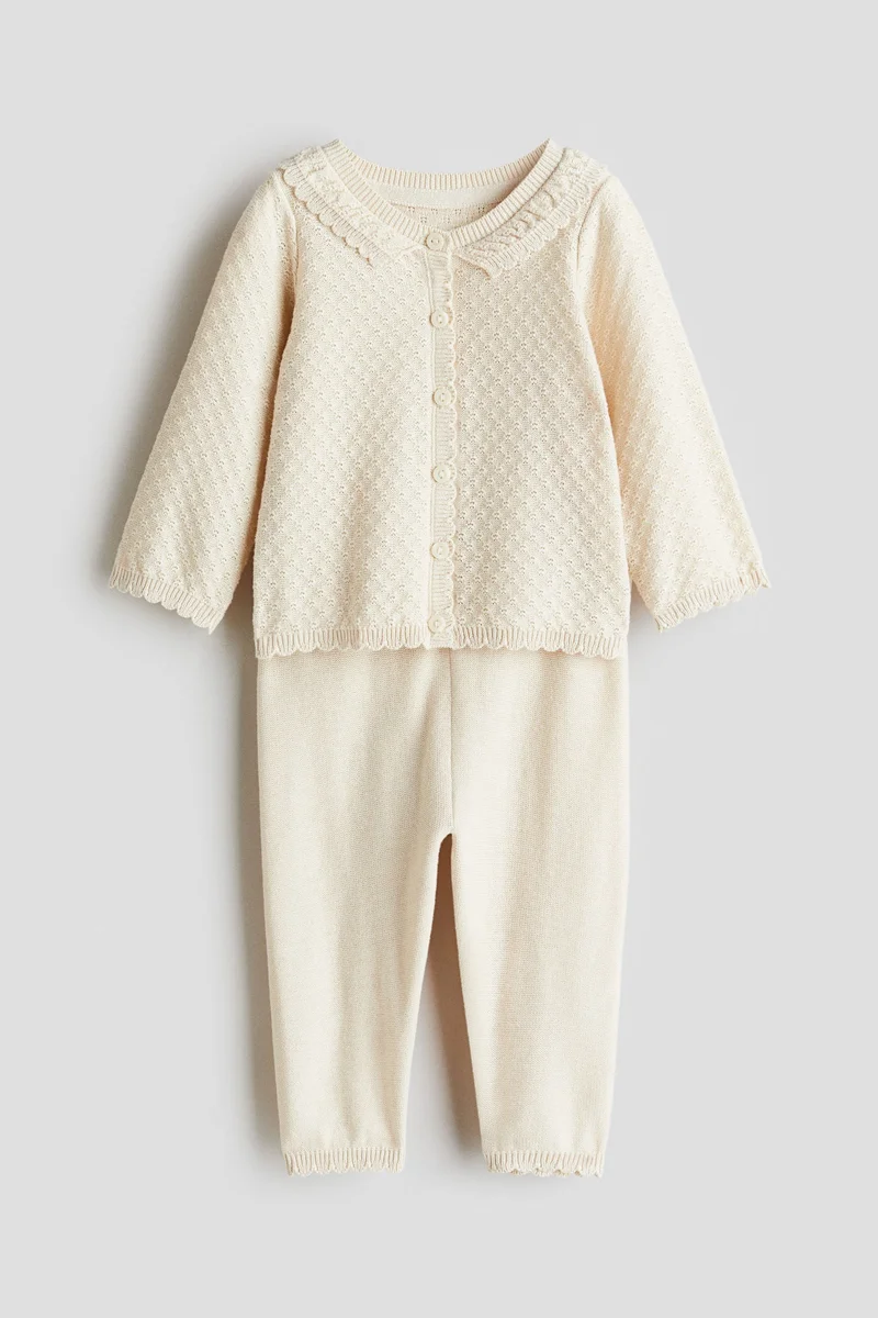 H&M 2-piece cotton-knit set